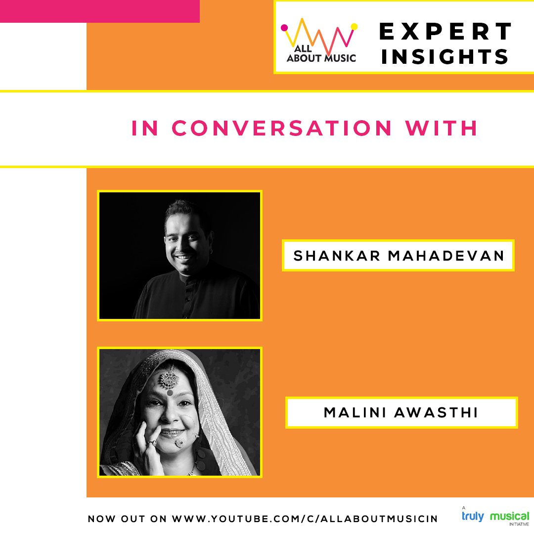 allaboutmusicin's tweet photo. In this segment of #expertinsights we have @Shankar_Live in conversation with @maliniawasthi
To know more check link below!
https://t.co/oEo2z0jyX7
#allaboutmusic
A @MusicalTruly initiative
#musicbiz #musictips #trulymusical #musician #musicindustry #marketingdigital https://t.co/DHljk96Ea6