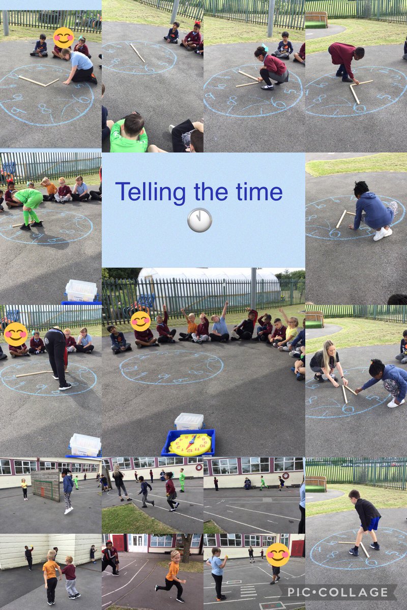 Year2HolyFamily's tweet photo. Learning to tell the time by playing 'what time is it Mr Wolf?'🕙 https://t.co/X4kGJ3cDkq