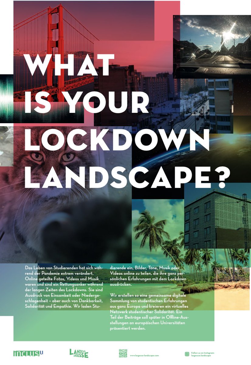 SMGViadrina's tweet photo. Students - share your visual lockdown memories - participate in our European-wide lockdown landscape project and post your images on Instagram! #lockdownlandscape https://t.co/tZXreNHi5M