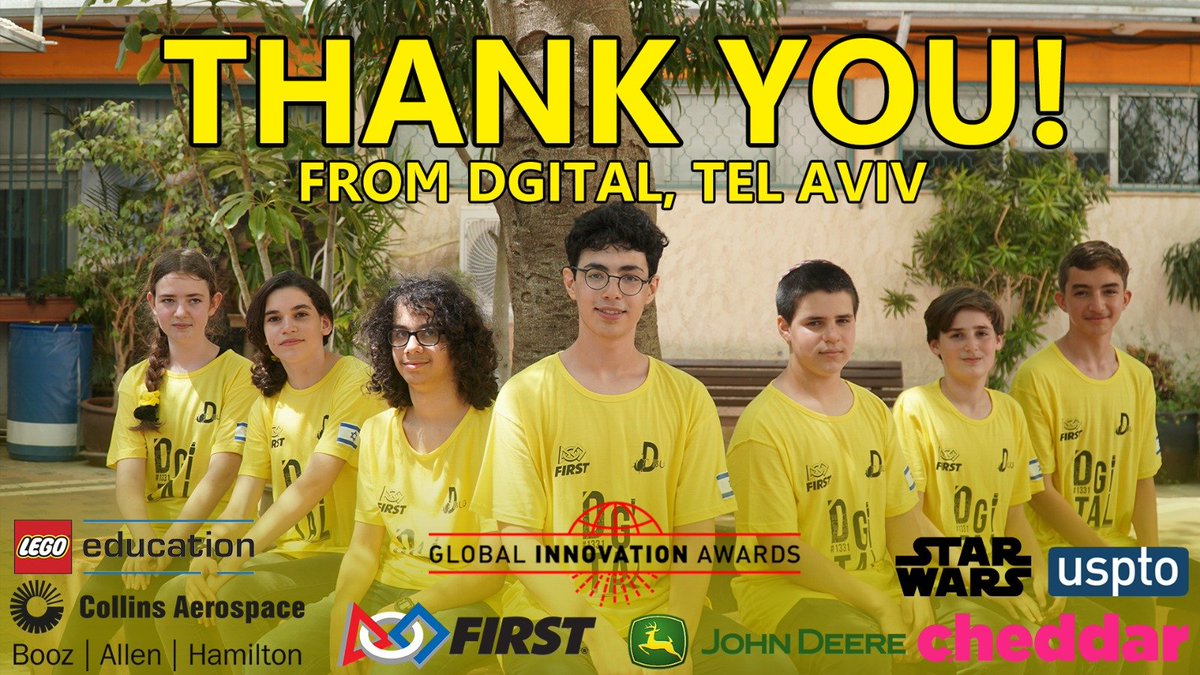 Dgital1331's tweet photo. We want to thank @FIRSTweets and the sponsors for the wonderful past 6 days of the #GlobalInnovationAwards! 

We met judges, sponsors and teams from all around the world! 🌎💛

@firstlegoleague @Team3316 https://t.co/NJaD5Cvruj
