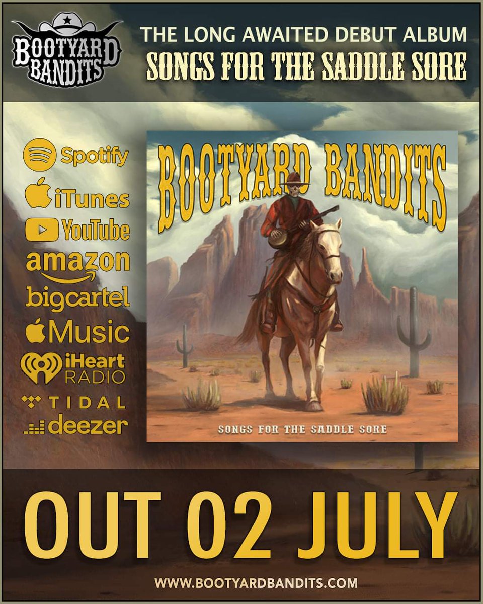 NOT LONG NOW!
Don't forget, you still have a few days to order your physical copy of our debut album from bootyardbandits.bigcartel.com