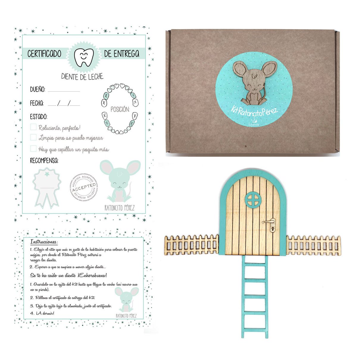 lulamuk's tweet photo. ¡Empezamos nuestras promociones de rebajas con un producto que nos hace mucha ilusión! ¡Los packs de puertas y certificados del Ratoncito Pérez!

¡¡Disponibles sólo hoy por 11,90€!!

https://t.co/WsQlzOxWAG

Y recuerda, ¡envío gratis a partir de 20€! 🥰 https://t.co/nrme4Pn3hf