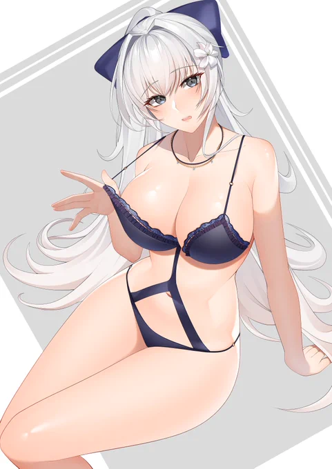 ヴィネトの着せ替え描きました😌
助平な水着やね…☺️
#アズレン 
#アズールレーン 
#碧蓝航线 
#ヴィットリオ・ヴェネト 