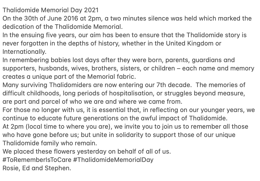 Thalidomide Memorial tweet media