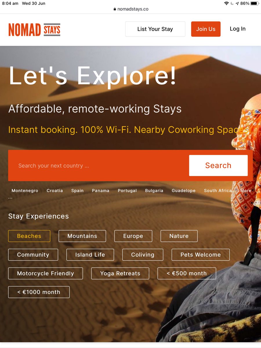 NomadStaysCo's tweet image. NEW stay experience instant filter buttons for you to search affordable extended stays. Check it out!  #new #searchfilter