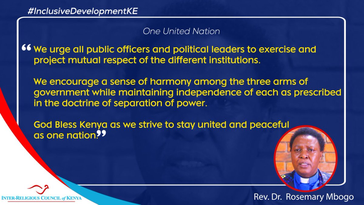 irck_info's tweet photo. .@irck_info Religious Leaders can use different platforms through their faith communities to hold training for their congregants, hold events, and pray for the country in a bid to ensure that there is hope, peace and cohesion in the Country. #InclusiveDevelopmentKE https://t.co/njkZE9HTpd