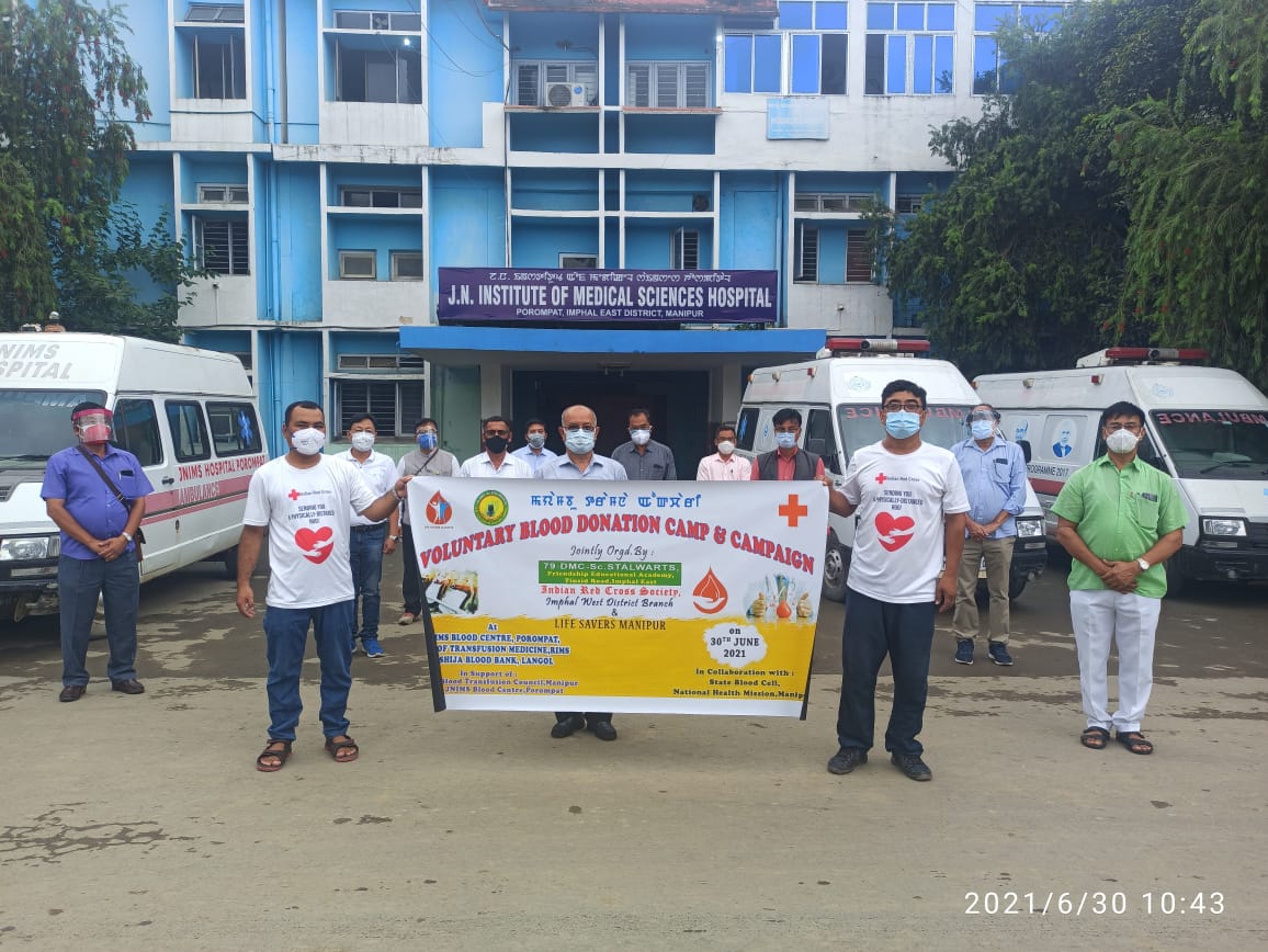 Indian Red Cross Society, Manipur State Branch tweet media