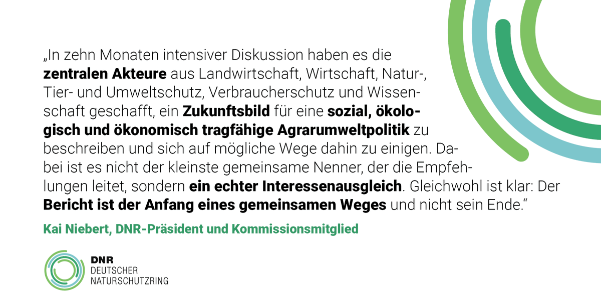 Die #Zukunftskommission hat ihre Arbeit abgeschlossen. Der #zkl-Abschlussbericht zeigt Wege in eine umweltverträgliche und zukunftsfähige #Landwirtschaft  in Deutschland auf.👉Nun ist die Politik am Zug, die Empfehlungen der Expert*innen mit Entschlossenheit umzusetzen!💪
