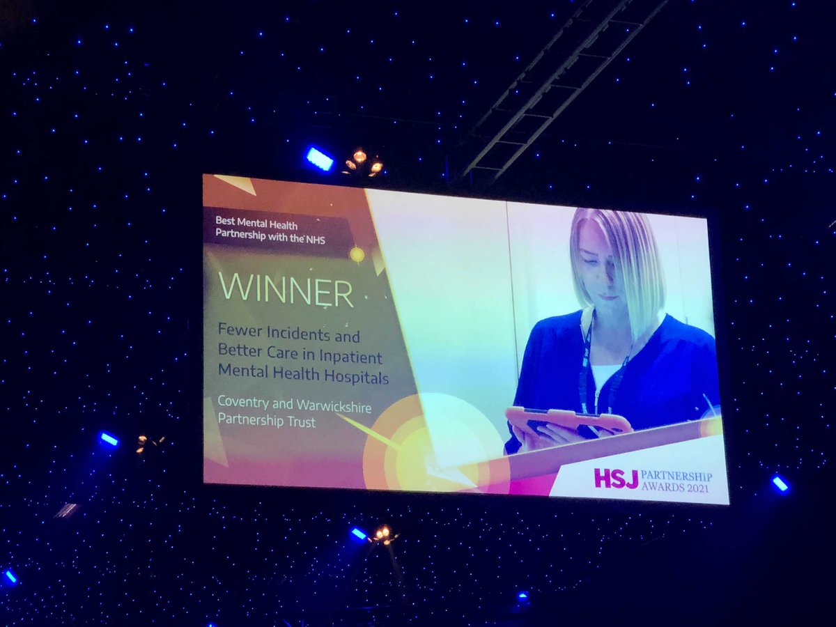 charlottescwood's tweet photo. Wow @hsjpartnership Can't quite believe together with our Amazing partners @CWPT_NHS @MelCoombesCEO  @OxfordHealthNHS @NickBroughton4 @MaudsleyNHS @CEO_DavidB we won 3 HSJ Awards y'day. A testament to the incredible clinicians we have the privilege of working with everyday 🏆🏆🏆 https://t.co/iOmpNHde8W