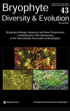 IAB_Bryology's tweet photo. 🥳🎉We are thrilled to announce a very special issue of Bryophyte Diversity and Evolution. As a celebration of the 50th anniversary of the IAB, we present 15 open-access papers reflecting the state of the art in bryophyte biology #Iamabotanist #openaccess https://t.co/VP9Ot5PLDP https://t.co/ZEbFipZZBl