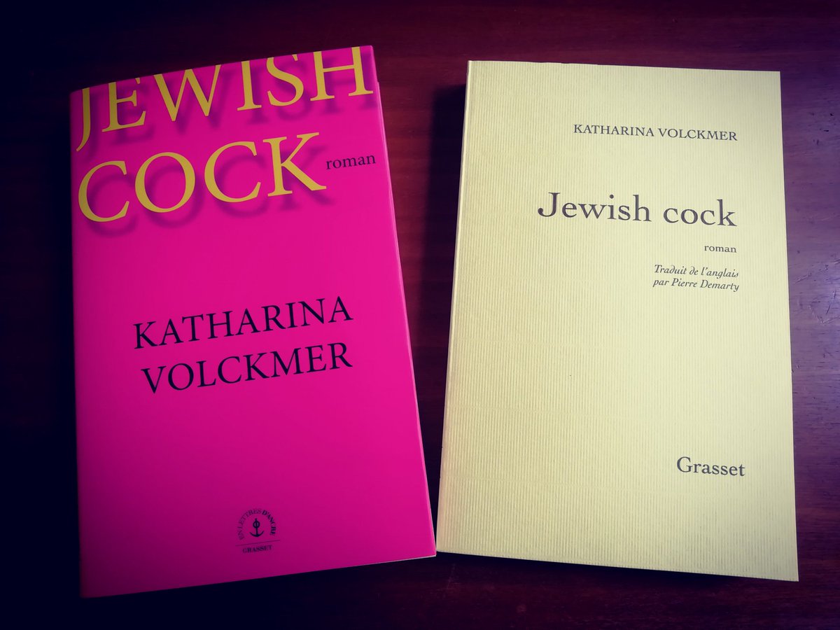 jschnerf's tweet photo. JEWISH COCK, avec et sans jaquette.
#rentréelittéraire2021 #rl2021 #jewishcock #littératureétrangère
@frauvolckmer @EditionsGrasset https://t.co/pU1TPCuhJc