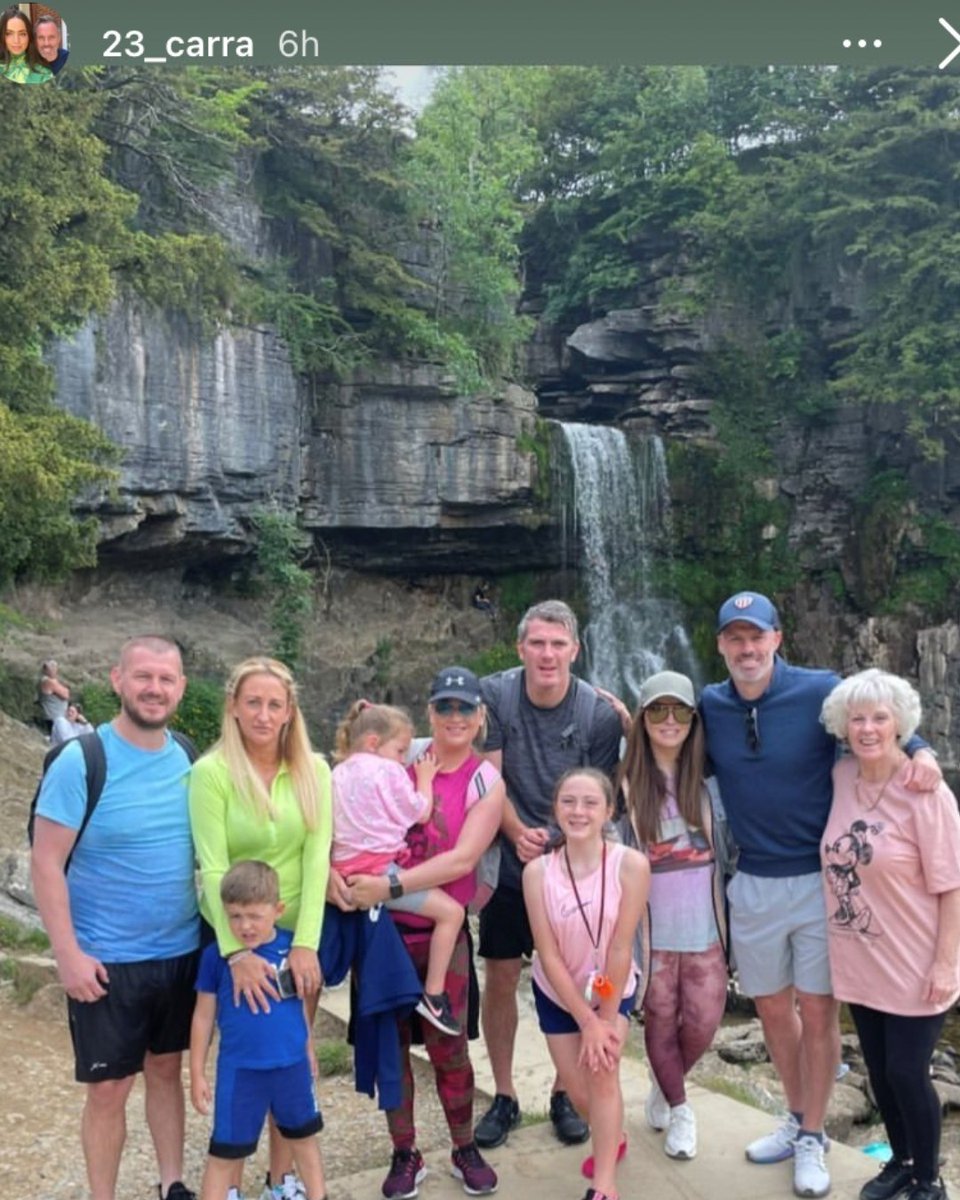 Jamie Carragher ⚽ @23_carra posted about his recent visit to the Waterfalls Trail on Instagram Stories. #thorntonforce #ingleton #waterfalls #yorkshiredales #yorkshire Photo credit: @23_carra