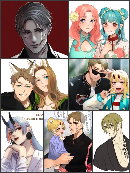 #今月描いた絵を晒そう
鹿島さん率高し 