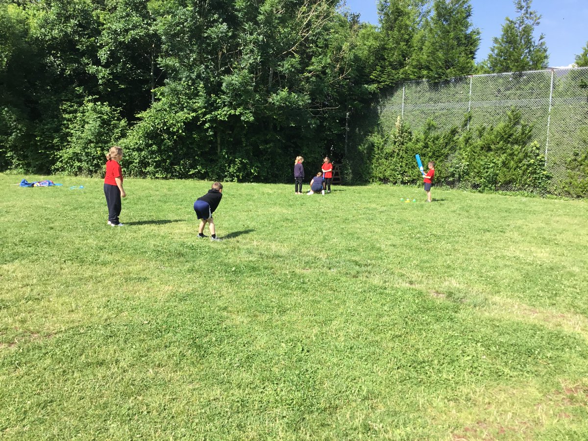 BhaYear2's tweet photo. We love our PE mornings in Year 2! Today, we are practicing all our cricket skills; throwing, catching and striking. We are remarkable. #PE #Cricket #Pushyourlimits @BHA_TQ @AETAcademies https://t.co/BTRfbdiCJa