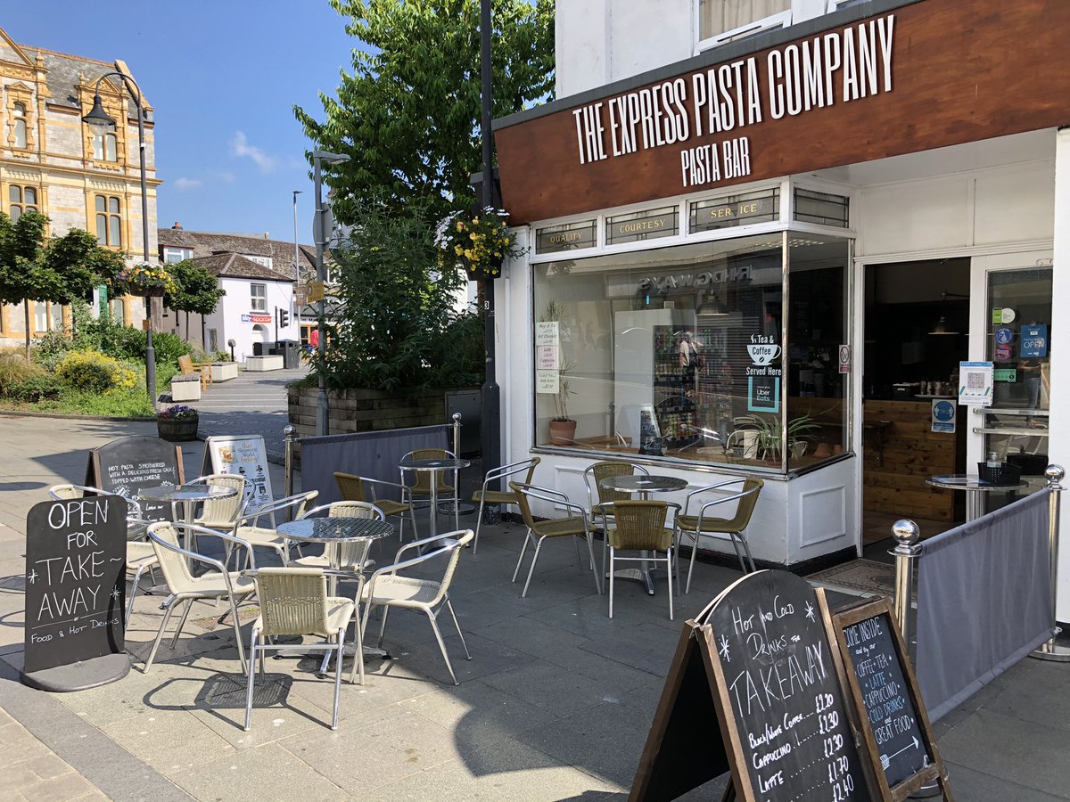 Expresspastaco's tweet photo. The sun is out, the coffee machine has warmed up. Why not join us for a spot of lunch today. 

We are open until 3pm.
#pasta #newtonabbot #coffee https://t.co/tHjf9hfD7b