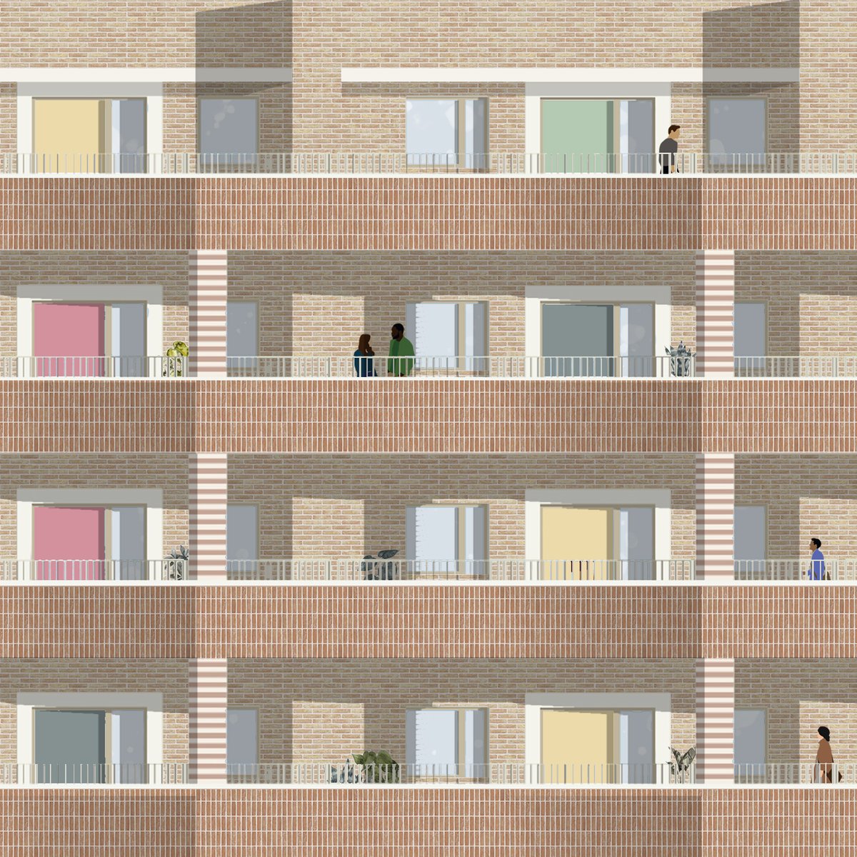 stitch_arch's tweet photo. Great to be working on the Marlowe Road regeneration project in Walthamstow again #joinedupdesign #regeneration #community #engagement #housing #balcony #project #bricks #urbandesign #architect #architecture #masterplanning #architecture #archdaily #elevation #spotthecat https://t.co/VfBuPs6pa4