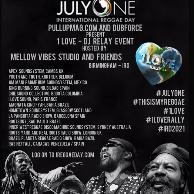 PullUp_MAG's tweet photo. Now live @lapanchitarec on https://t.co/J9moJA4rxV

#julyone #thisismyreggae #ird2021 https://t.co/3zwioZ9631
