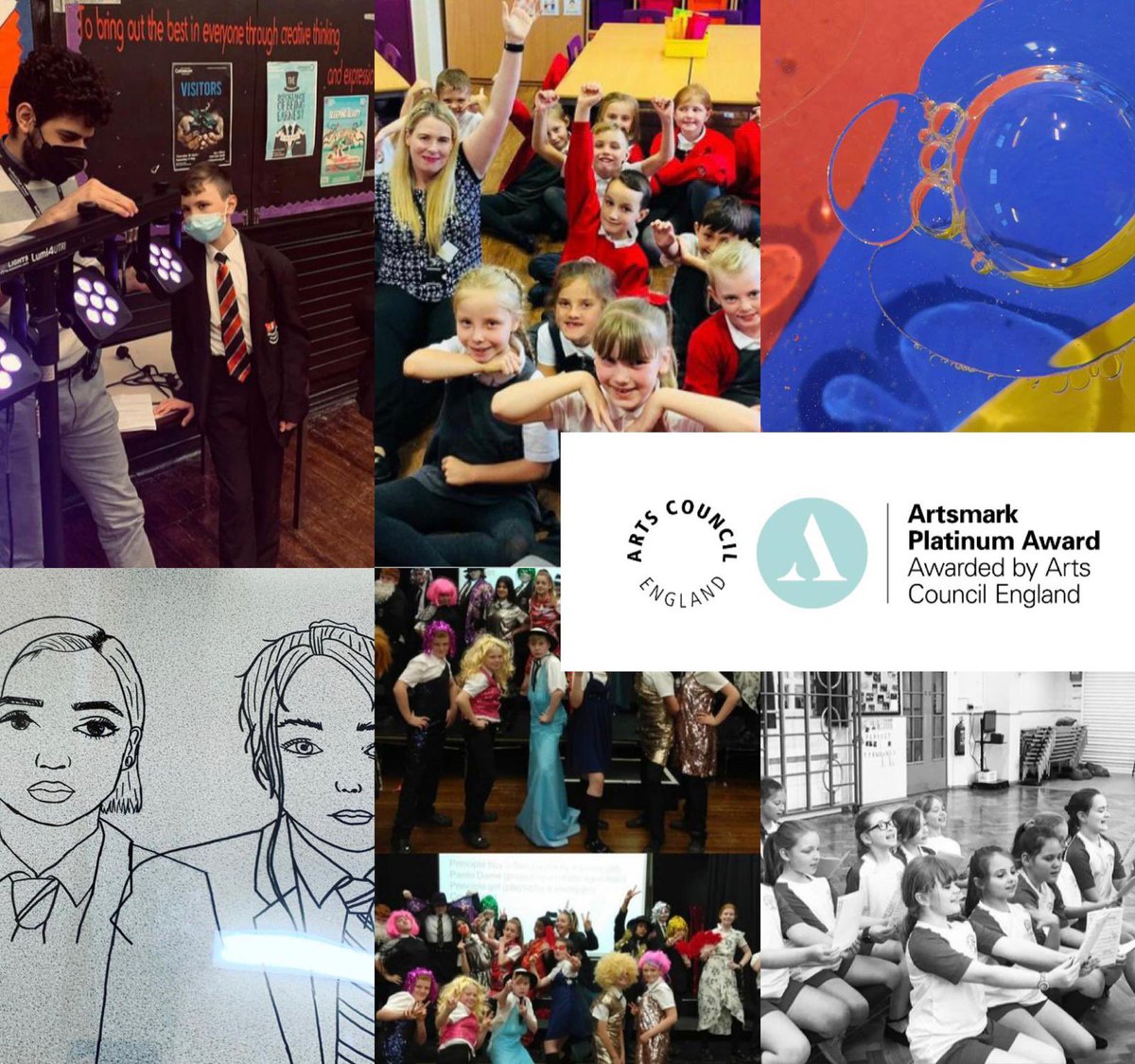 BedfordArts's tweet image. WE ARE PLATINUM!!! We are delighted to announce that we have been awarded the prestigious Artsmark Platinum Award that recognises our sustained and firm commitment to arts and culture at Bedford High School. #top2% #wearebedfordarts #artsmark #artscouncil