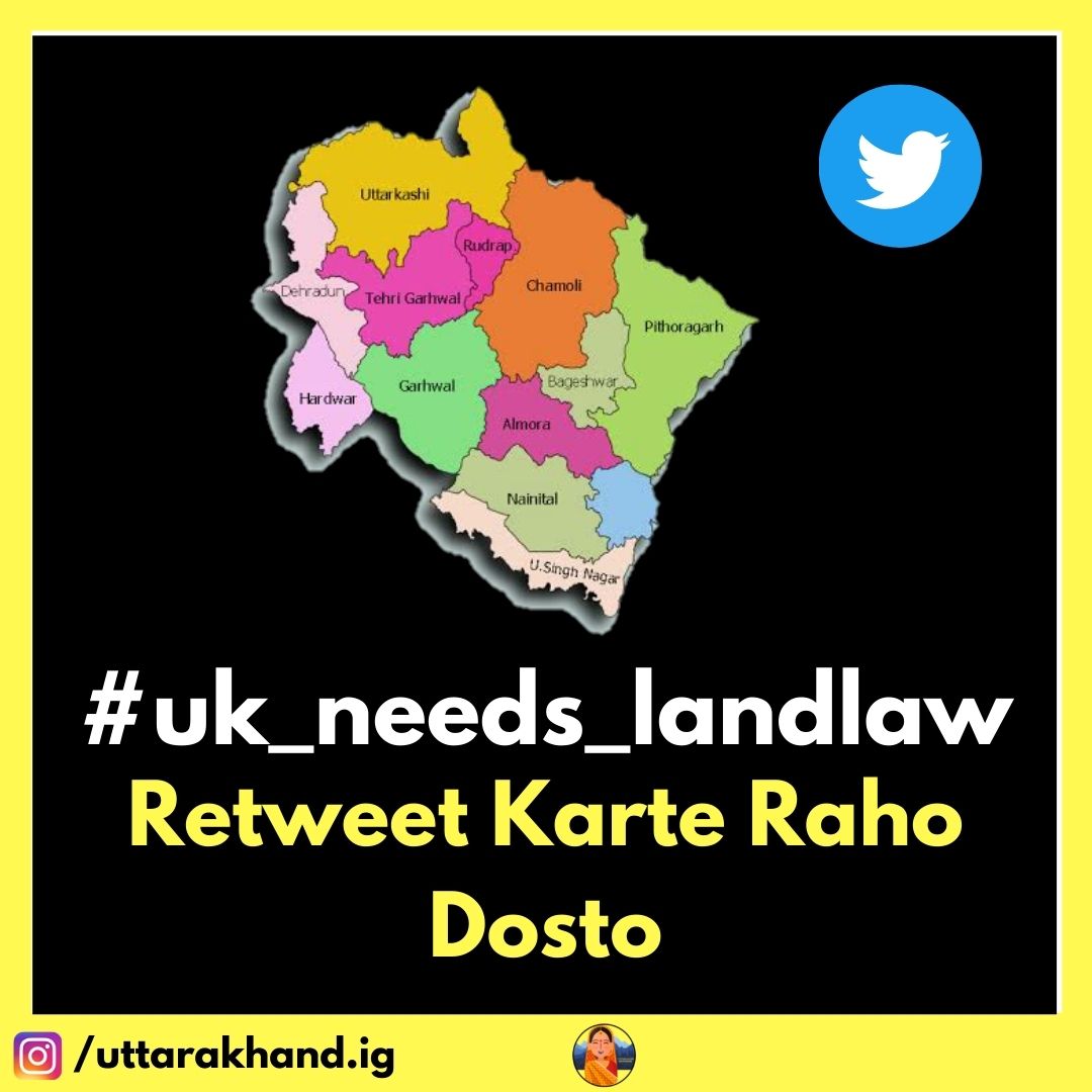 IgUttarakhand's tweet photo. Lage raho Pahadiyo..❤️❤️❤️🎉

#उत्तराखंड_मांगे_भू_कानून
#uk_needs_landlaw

@bansidharbhagat
@TIRATHSRAWAT
@satpalmaharaj
@drhsrawatuk
@BishanSChuphal
@UniyalSubodh
@ganeshjoshibjp
@drdhansinghuk
@rekhaaryaoffice
@yatishwaranand https://t.co/nbs49W4kd5