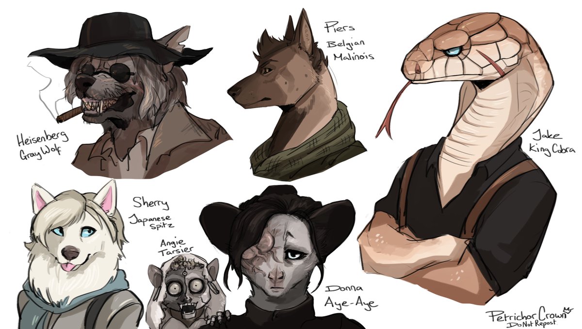 Some more RE furs! #REBHFun #ResidentEvil 