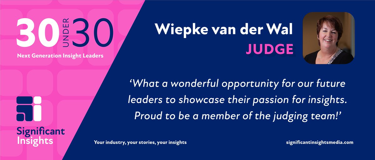 Next Generation Insight Leaders: The inaugural Significant Insights Global 30 Under 30 List is now open for nominations. Are you ready to impress the judges...
significantinsightsmedia.com/the-significan…

#SigInsights30under30 #mrx <a href="/Sig_Insights/">Significant Insights</a>