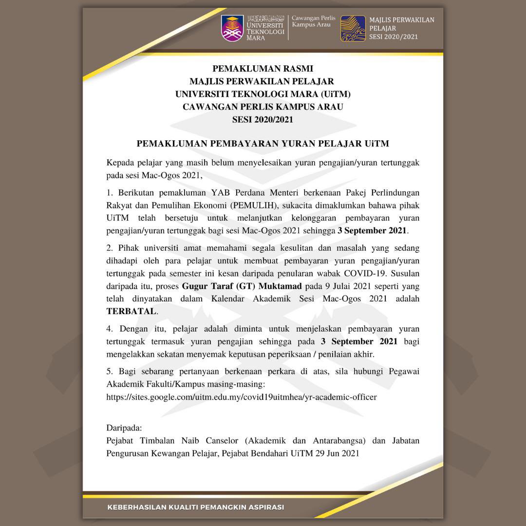 uitmperlismpp's tweet photo. 📌📌📌📌📌📌📌
Assalamualaikum WBT,
Salam Sejahtera,
Salam UiTM Di Hatiku.

[PEMAKLUMAN PEMBAYARAN YURAN PELAJAR UiTM] https://t.co/xXd7SSR2pD