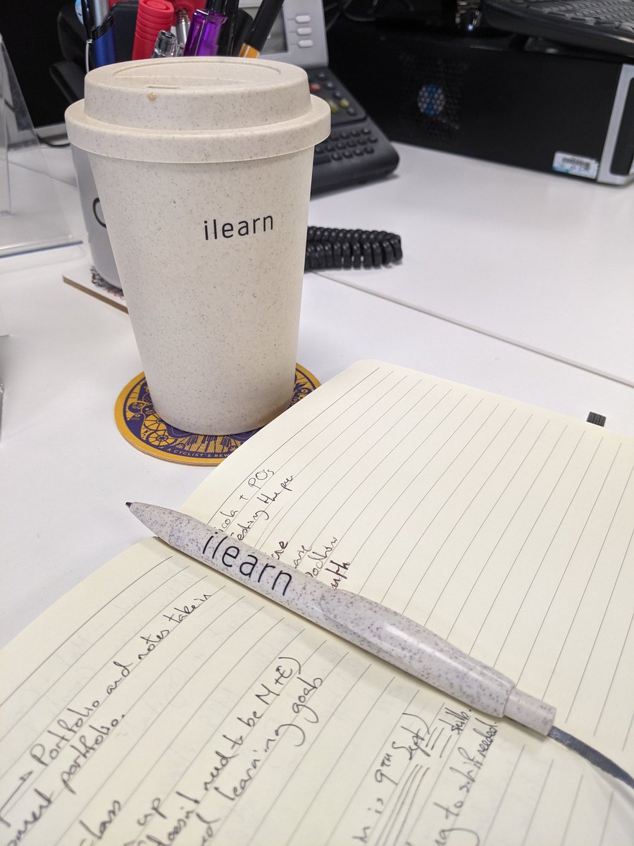 iLearnLCC's tweet photo. I can confirm that the recycled, eco-friendly merch for ilearn work a treat! https://t.co/Gy5zx4buoS