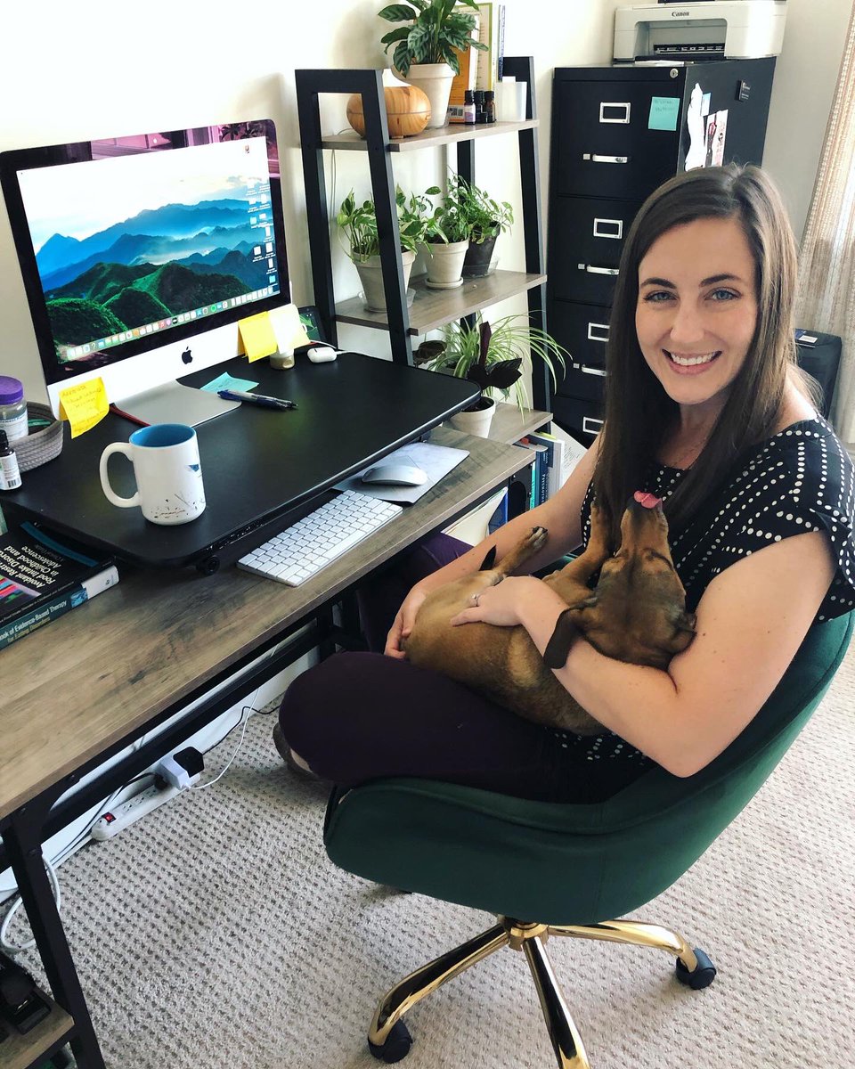 LindseyKUmstead's tweet photo. #wfh but make it cute and cuddly https://t.co/RFaCHWE6Y9