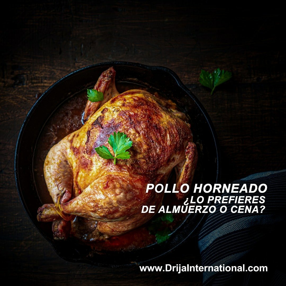 drija_int's tweet photo. ¿Con qué acompañarías un deliciosos Pollo al Horno? 🤔
•
Para un delicioso almuerzo es el plato ideal acompañado de una deliciosa ensalada de tu preferencia y por supuesto horneado en tu Horno Empotrable Drija®.
•
#DrijaInternational #PolloAlHorno #CocinaDrija #CocinaConDrija https://t.co/dpTKrwwHVk