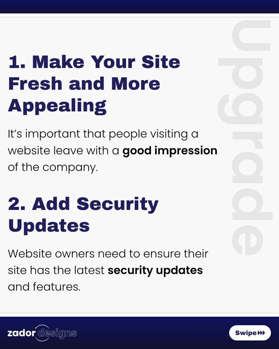 websiteultra's tweet image. Are you thinking about redesigning your website? 🤔 Let me give you 4 reasons why you should do it ASAP. Please read my full post on my website.
zadordesigns.com/4-reasons-to-u…
 #webdesignblog #websiteredesign