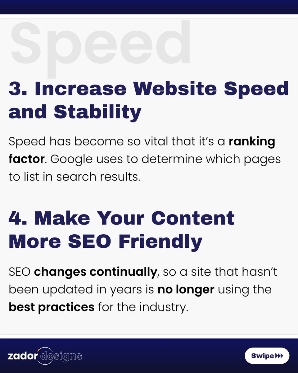 websiteultra's tweet image. Are you thinking about redesigning your website? 🤔 Let me give you 4 reasons why you should do it ASAP. Please read my full post on my website.
zadordesigns.com/4-reasons-to-u…
 #webdesignblog #websiteredesign