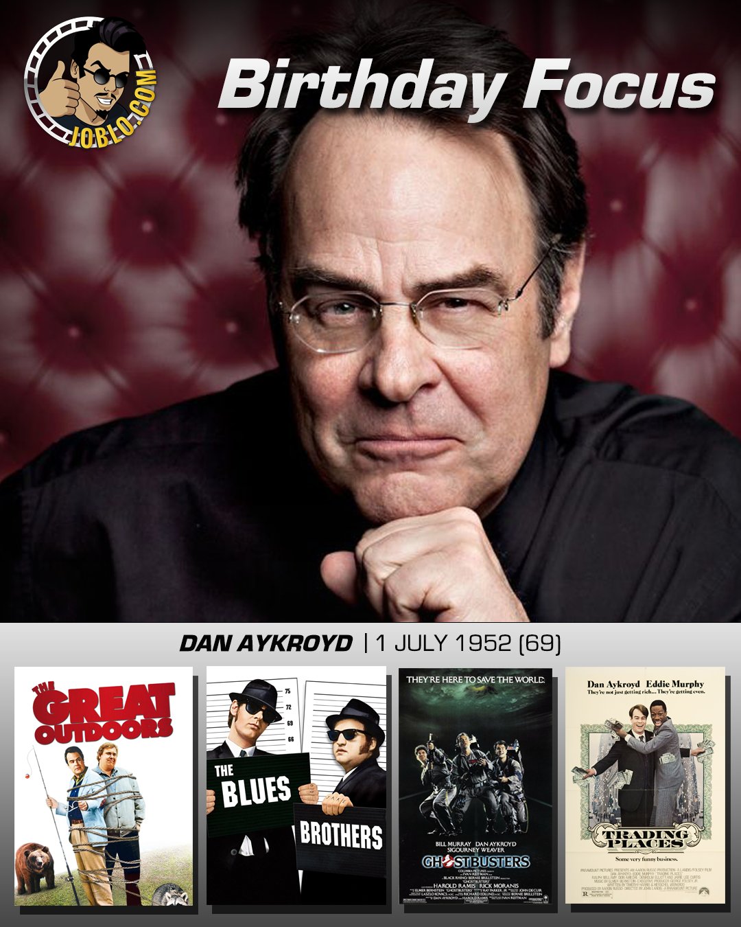 Wishing Dan Aykroyd a very happy 69th birthday! 