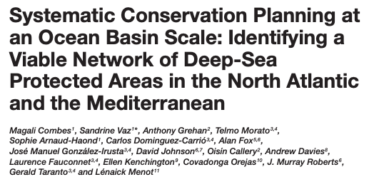 jmurrayroberts's tweet photo. Delighted our joint @eu_atlas @DeepSea_Sponges @iAtlanticEU paper on systematic conservation planning at N Atlantic scale just published!

https://t.co/O3DAxguiAa https://t.co/6nIqVDI877