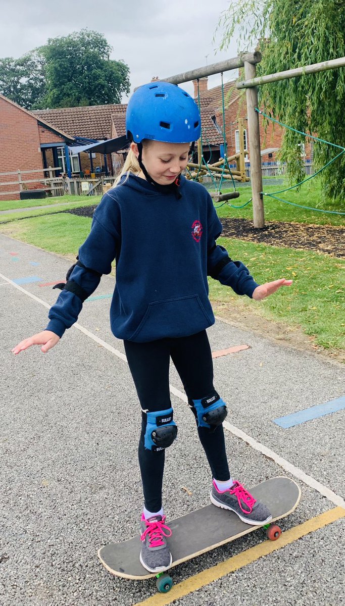 MissERowbottom's tweet photo. A fantastic time practising our skateboarding today 🛹 #justgoodfun @Sturtonhead https://t.co/fjUQvImOhf