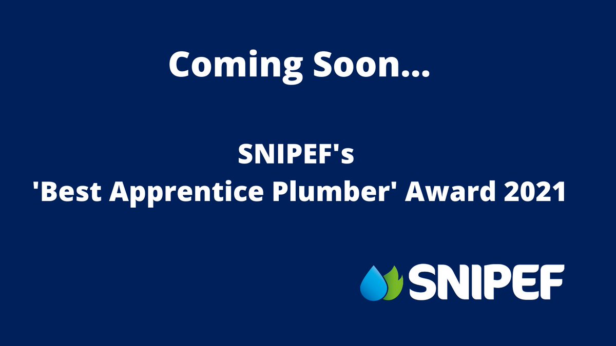 SNIPEFtraining's tweet photo. We are looking forward to announcing the winners of the SNIPEF ‘Best Apprentice’ Award 2021.
Keep your eyes peeled…
#SNIPEFBA2021 #bestapprentice #plumbingapprentice #apprenticeships #rewarding #hardworkpaysoff #comingsoon https://t.co/1JSXUZEFl8
