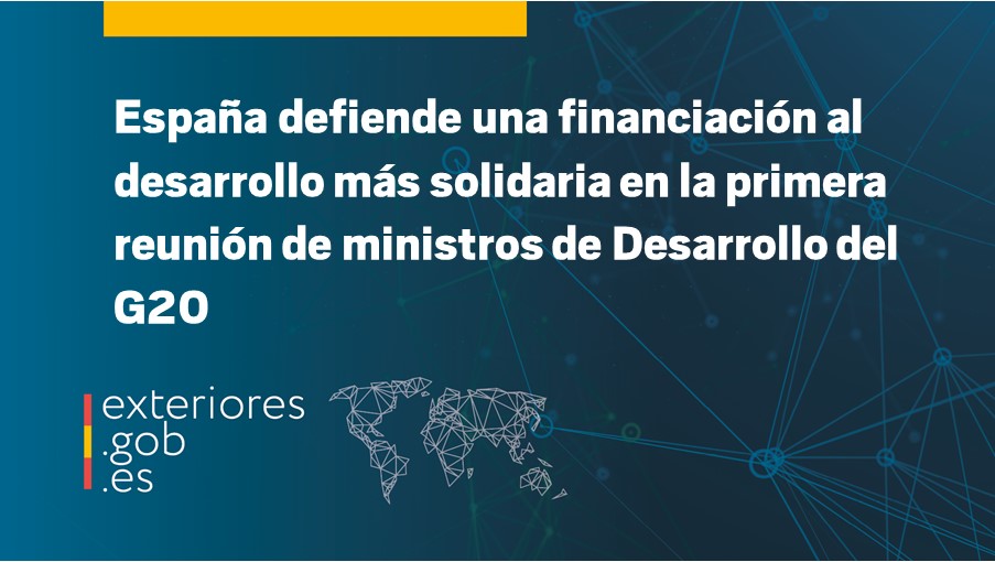 .<a href="/AMorenoBau/">Ángeles Moreno Bau</a> intervino ayer en #Matera en la 1.ª reunión de ministros de Desarrollo del <a href="/g20org/">G20 United States</a> que se celebra desde su creación. Además, la SECI ha participado hoy en un evento humanitario organizado por 🇮🇹 y <a href="/WFP/">World Food Programme</a> en el contexto de las reuniones del #G20: bit.ly/3x6PPOE