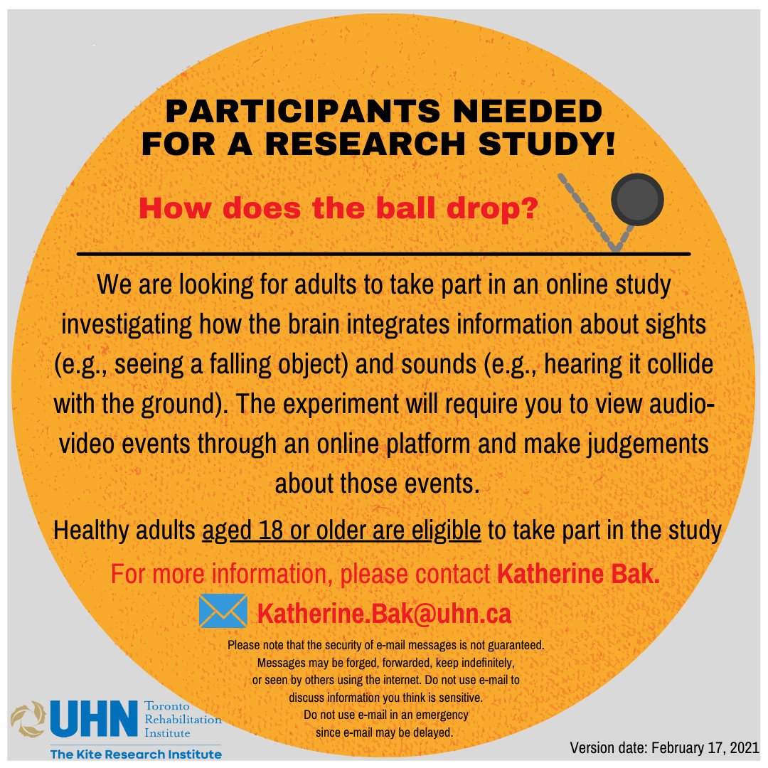 MiveLab's tweet photo. Are you over the age of 18 and want to participate in an exciting NEW online study? If you are interested, please respond by emailing Katherine.Bak@uhn.ca! Replies on the tweet will not be private. https://t.co/e3MpfQHEC9