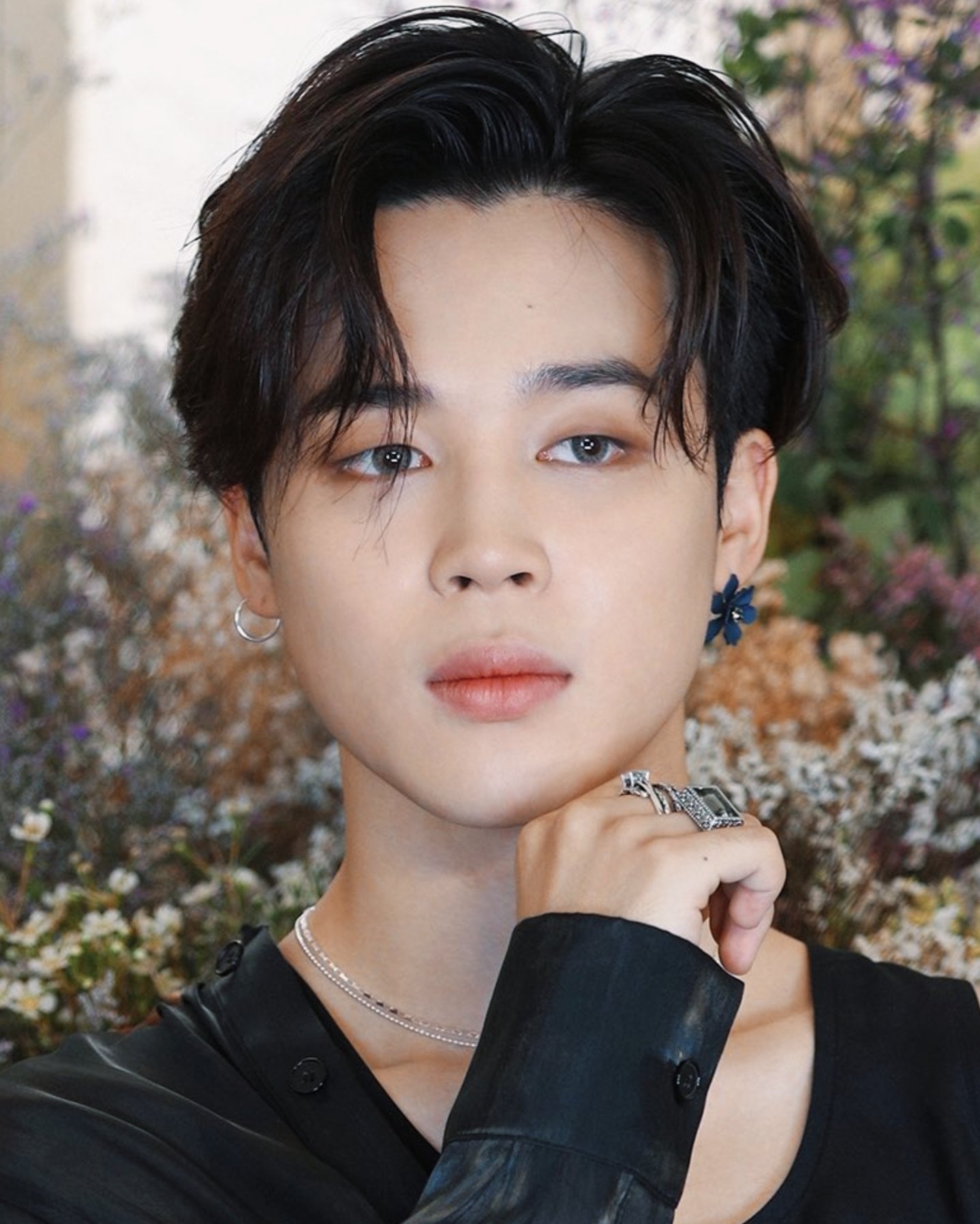 Jimin on sale flower earrings