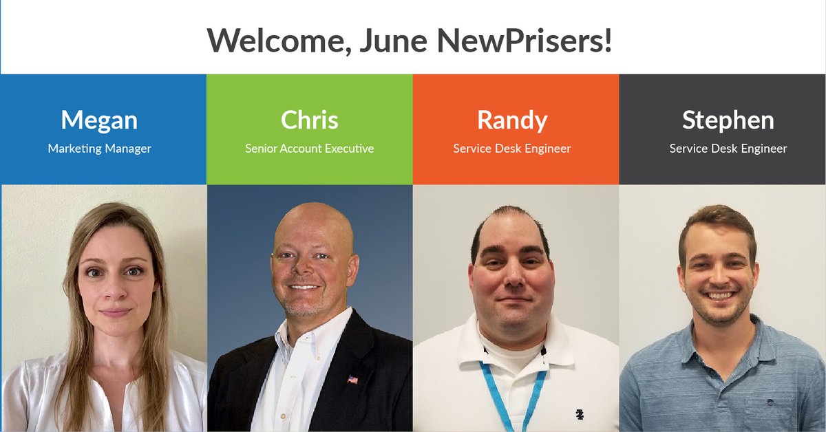 Dataprise's tweet image. Join us in welcoming our June #NewPrisers to the #Dataprise Family! 

Looking to join our team and advance your career? Explore our open opportunities: bit.ly/2TdRSln

#Newhire #NewEmployee #NewPrisers #winningwithIT #topworkplace #lovewhereyouwork #employeerecognition