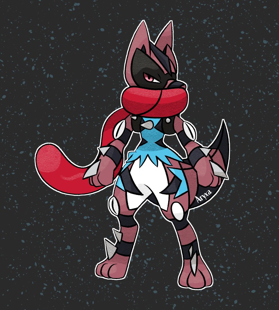 Shiny Mega Lucario, Mega Lucario