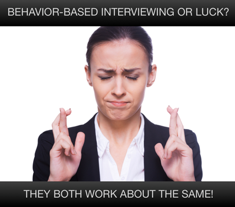 If you're using behavior-based interviewing techniques, you're leaving your #hiring strategy to chance! Motivation-Based Interviewing (MBI) helps you accurately identify those with the "I can!" attitude, no finger crossing needed! #HR #Business #Leadership buff.ly/35yfnIj