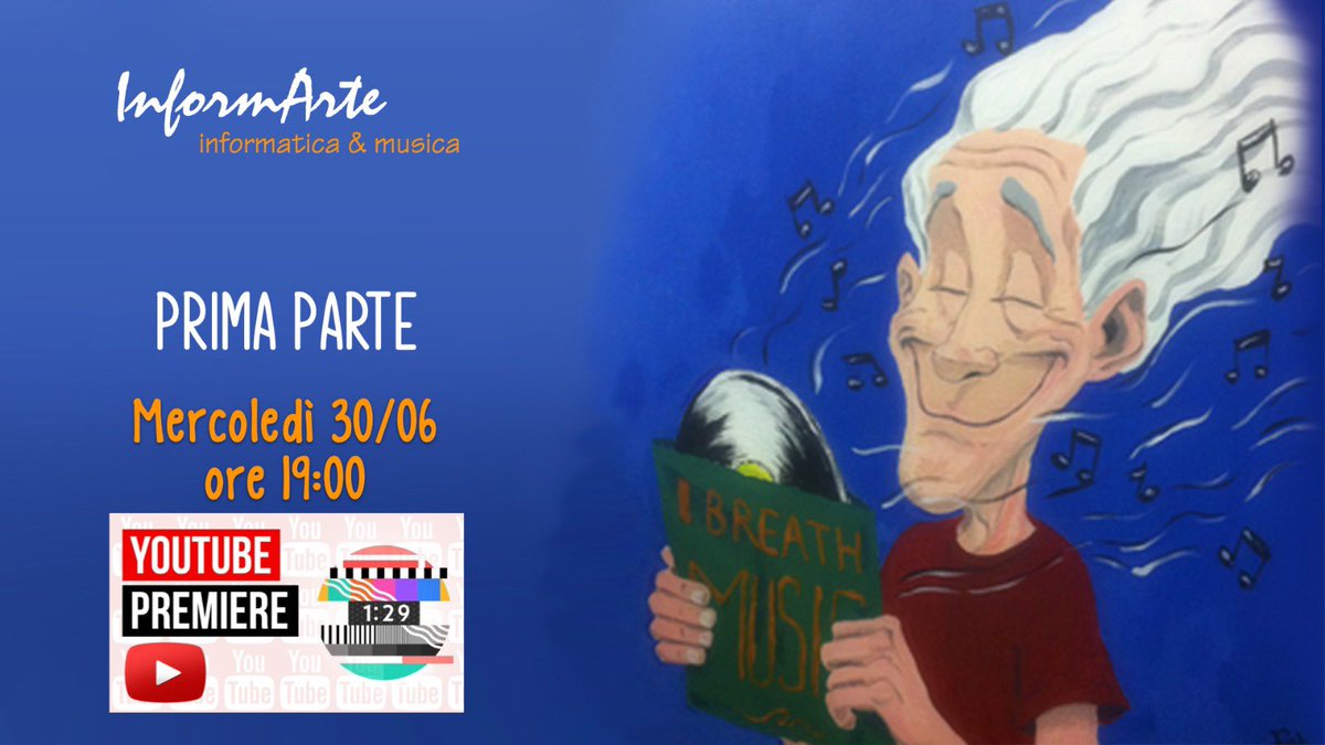 SInformarte's tweet image. Vi aspettiamo questa sera alle 19:00 sul nostro Canale YouTube #InformArte per la Première 🎬 del Concerto di Fine Anno - Parte 1

🎶🎶🎶

youtu.be/Wk8BLGpTK_Y