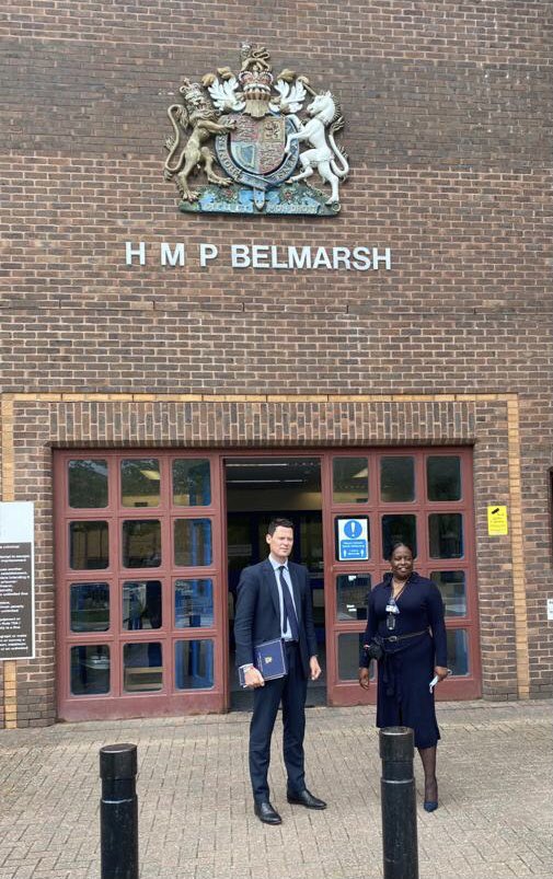 Very valuable visit to HMP Belmarsh today. Good to meet staff and prisoners, and hear how lessons from COVID are being learned to create better, safer prison regimes #hmpps