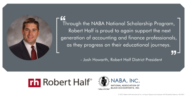 TrinaCaseyMyatt's tweet image. @RobertHalf proudly supports the @NABA scholarship program and recognizes the 2021 recipients. We celebrate their hard work and dedication and wish them continued success in their finance and accounting careers! #InsideReimagined #InsideInsight bit.ly/2UheS2H