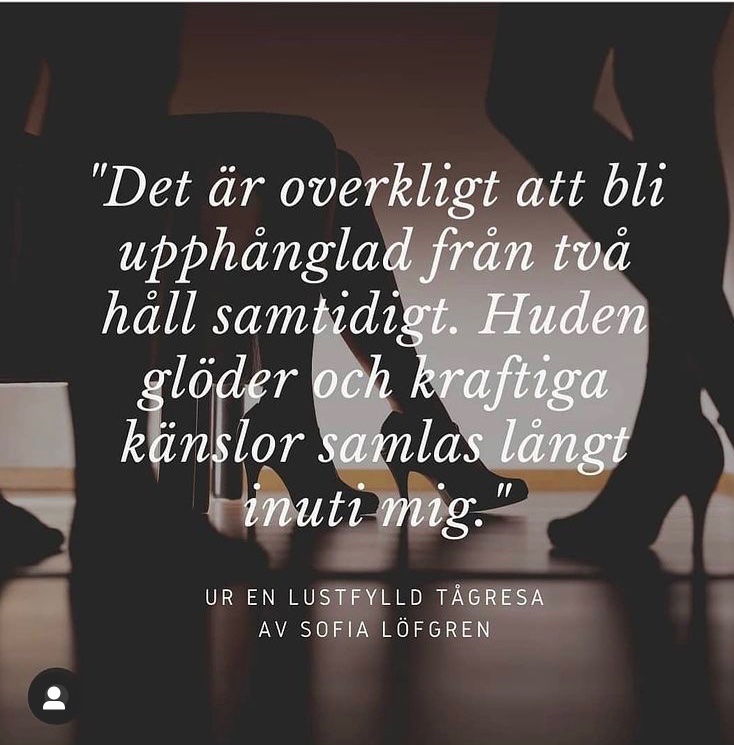 writerlofgren's tweet photo. Ni har väl lyssnat på den? En lustfylld tågresa. Finns på Storytel/Nextory, redo för just dina öron ;) 

#tågresa #orlust @ordlust #erotik https://t.co/ZdVmfX1P7q