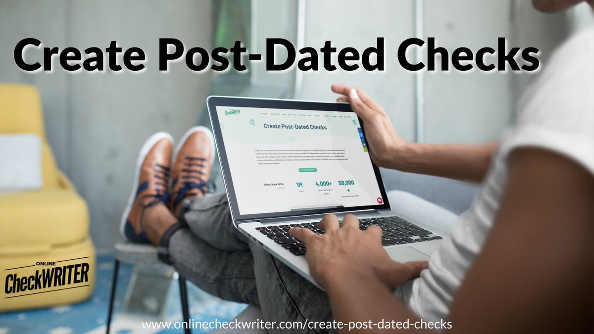 webcheckwriter's tweet image. onlinecheckwriter.com/create-post-da…

A Post-Dated Check is a check written by the drawer for a date in the future. OnlineCheckWriter helps you to create post-dated checks with your own design in a simple method. 

#PostDatedCheck #CreatePostDatedChecks #PrintPostDatedCheck