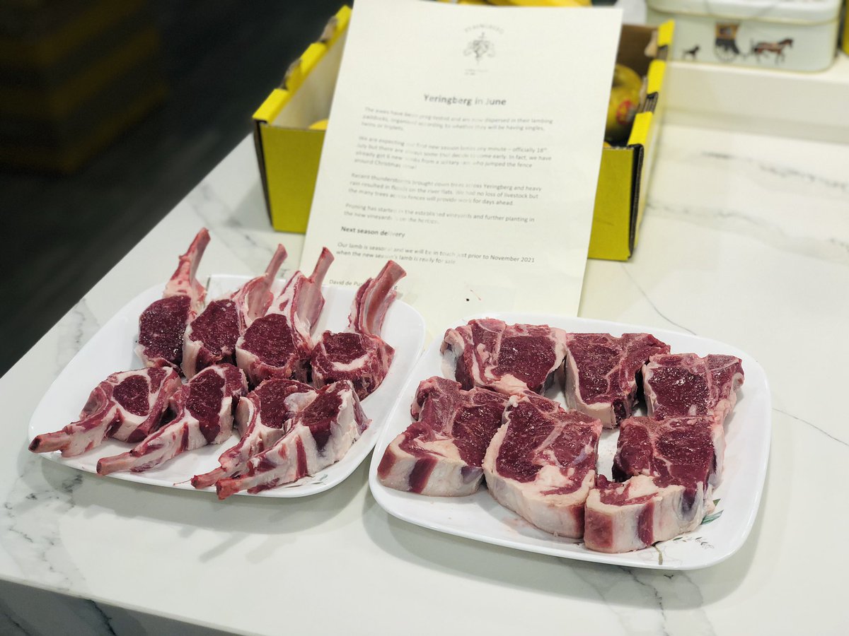 Simon59935732's tweet photo. Yeringberg lamb with Yeringberg Cabernet blend https://t.co/duvnPX2toz