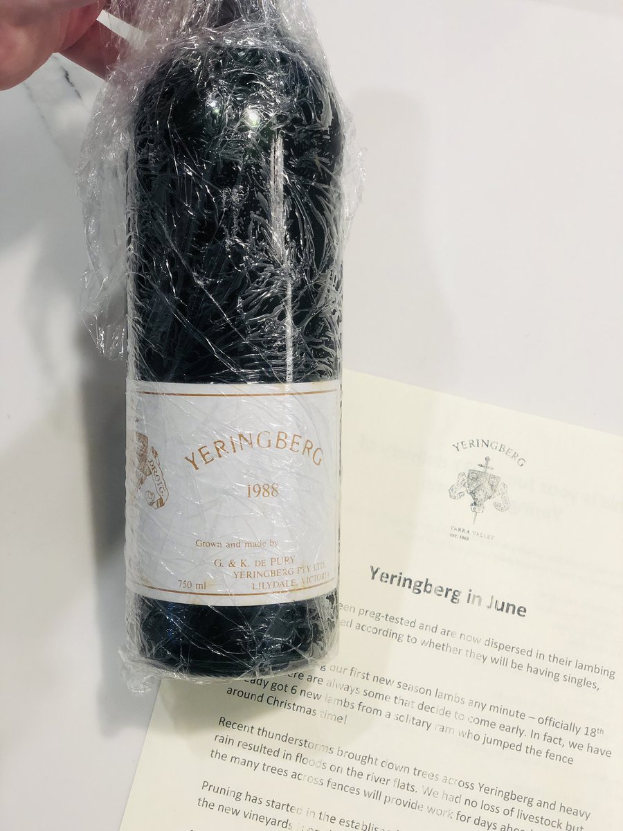 Simon59935732's tweet photo. Yeringberg lamb with Yeringberg Cabernet blend https://t.co/duvnPX2toz
