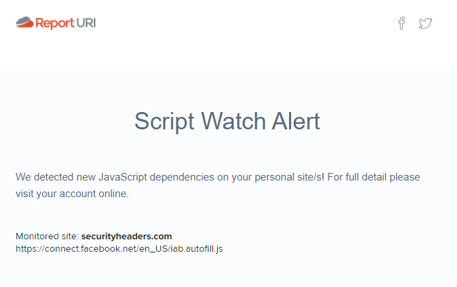 Scott_Helme's tweet photo. I've been picking this script up across all of my sites recently, does anyone have info on what it is and what might be injecting it into the client? https://t.co/f5KlHFPCNU