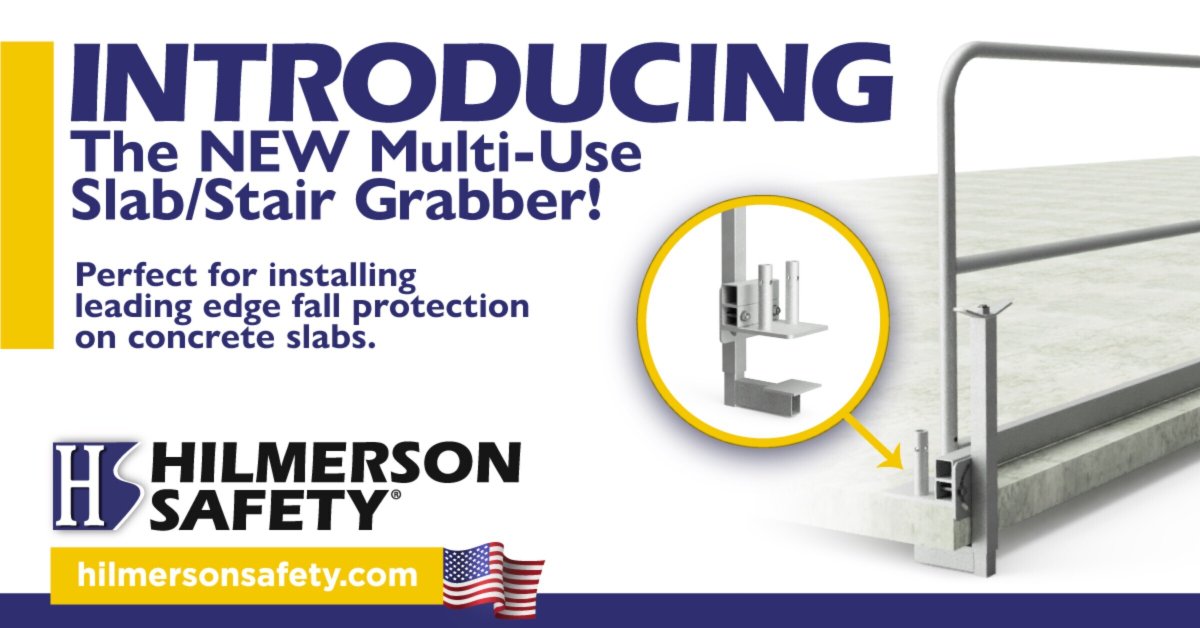 Robust construction adjusts to fit concrete slabs 5" -16" and swivels 50 degrees for easy installation. OSHA compliant and proudly made in America.

952.239.0125
info@hilmersonsafety.com
wu.to/K2fjJ8

#constructionsafety #guardrail #safetyrail #concreteconstruction